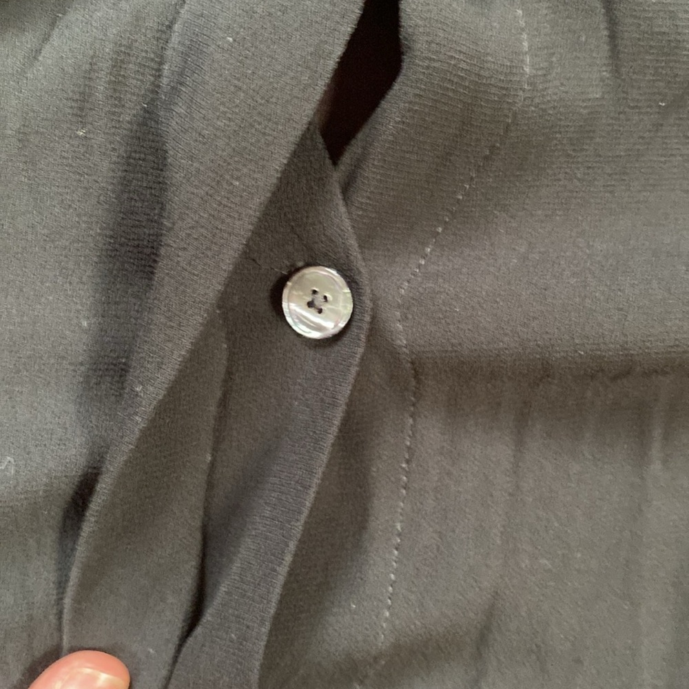 ACNE Gothic Goth Neck Tie Sheer Button Up Down Blouse
Detachable tie - Picture 9 of 14